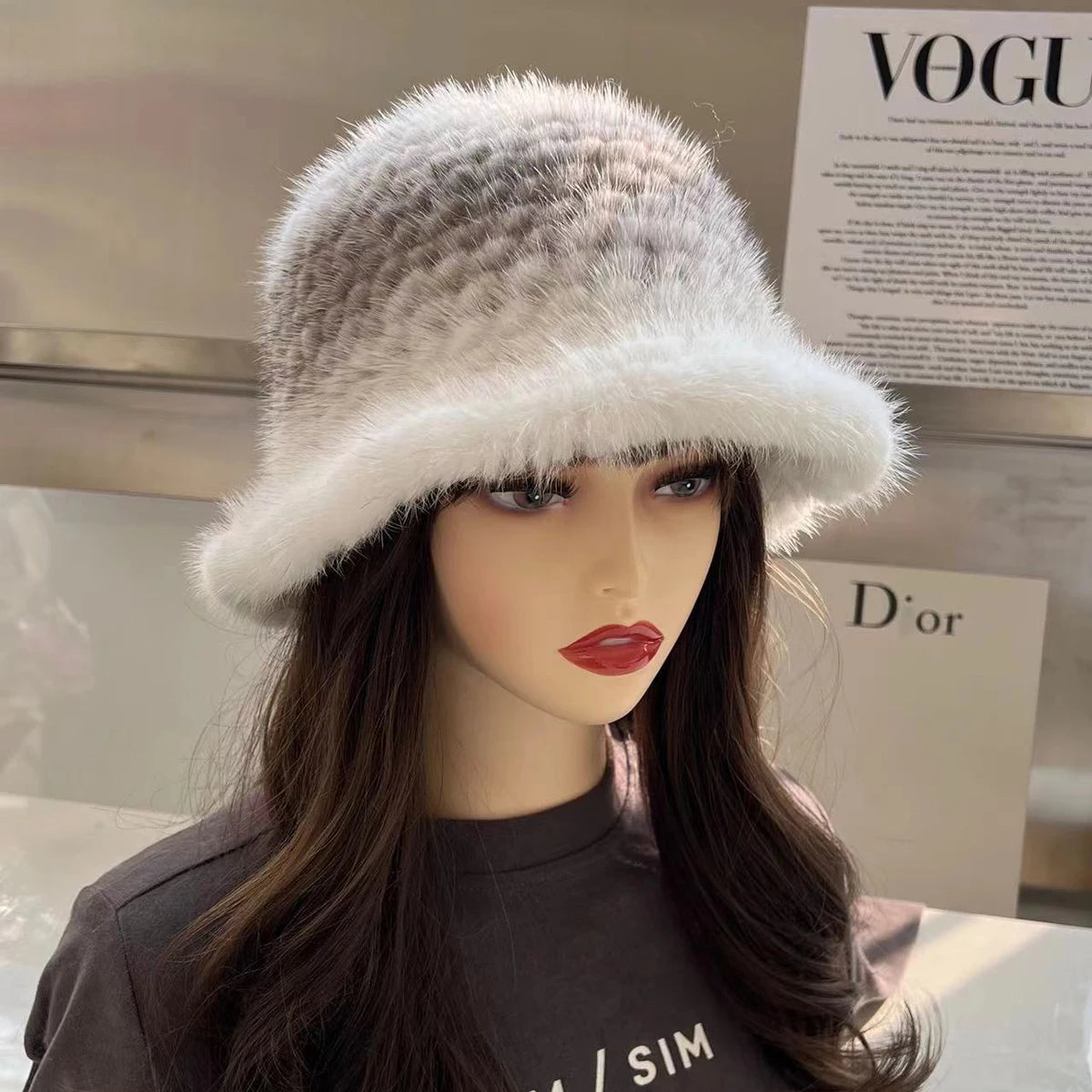 Faux Fur Bucket Hat