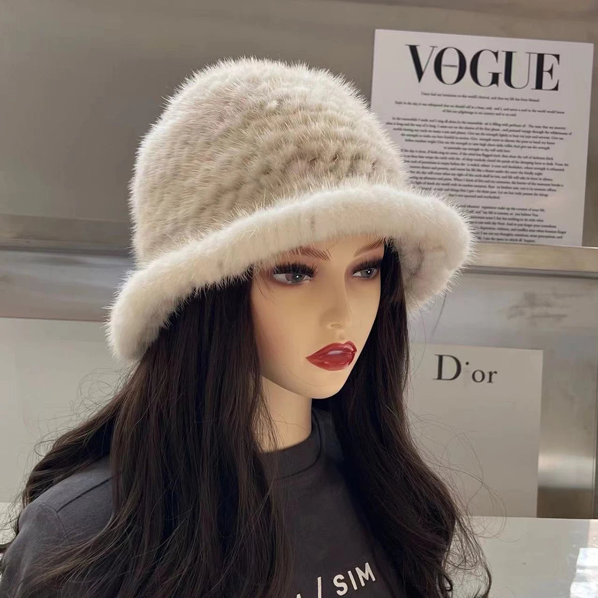 Faux Fur Bucket Hat