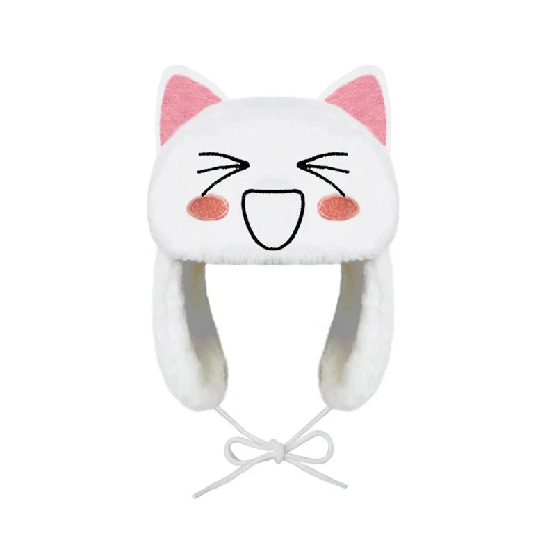 Kawaii Cat Plush Beanie