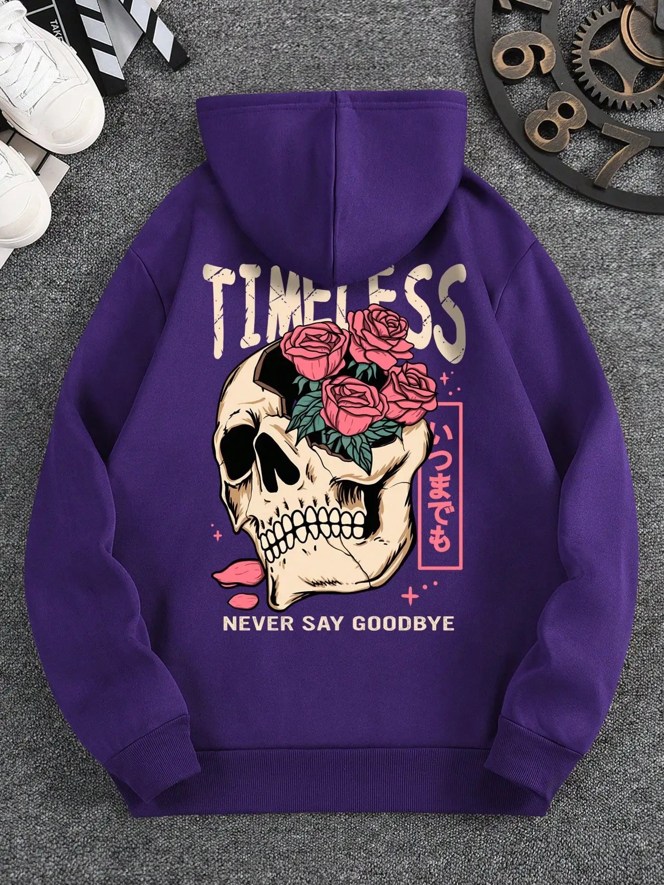 Timeless Skull & Roses Hoodie