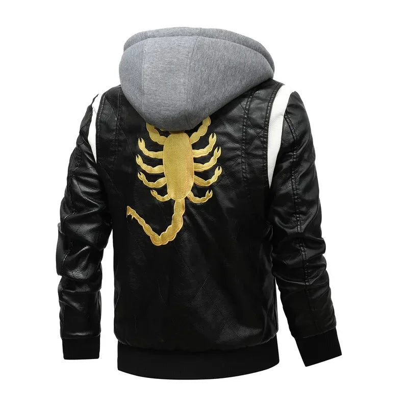 Scorpion Drive-Inspired Satin Jacket