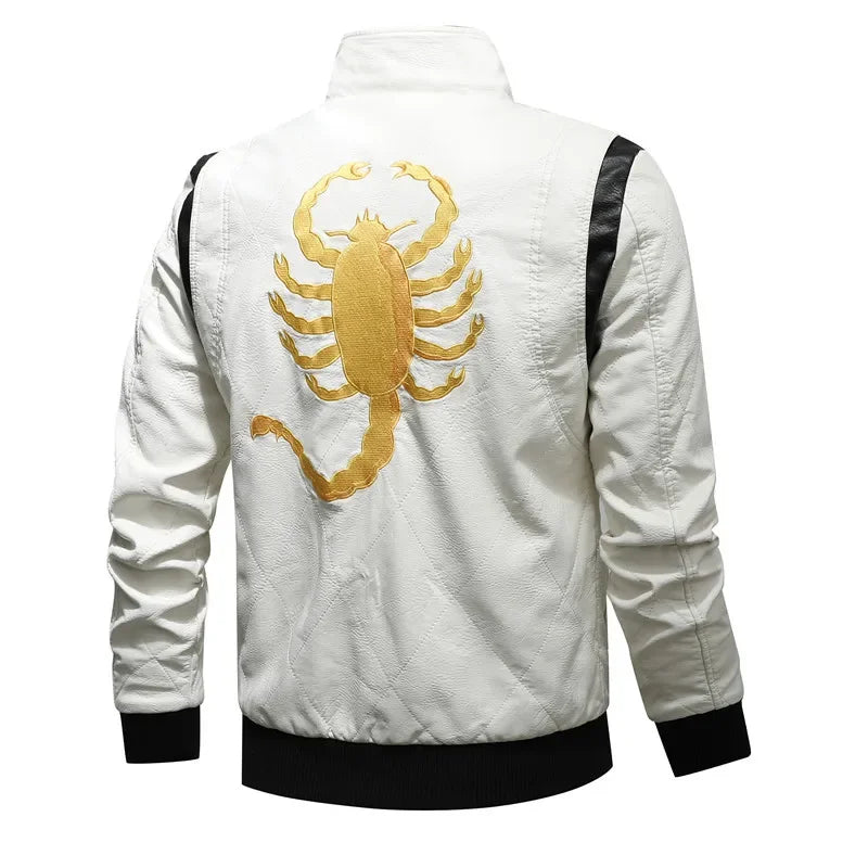 Scorpion Drive-Inspired Satin Jacket