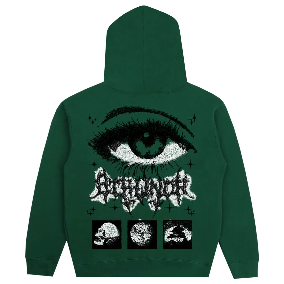 BiggOrange Y2k Hoodie Goth Eyes