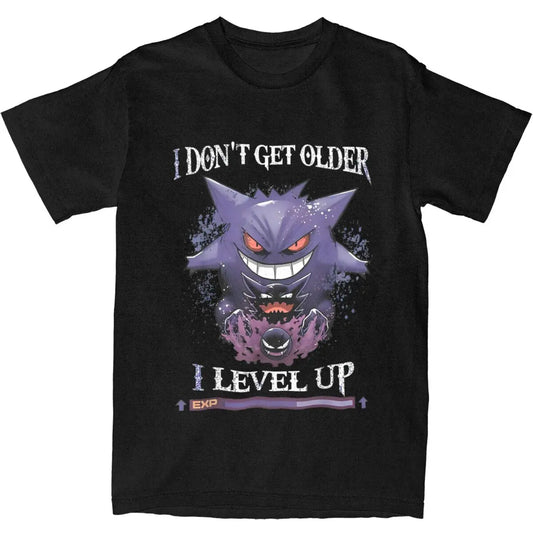 Pokemon Gengar T Shirt T Short Sleeve Y2K