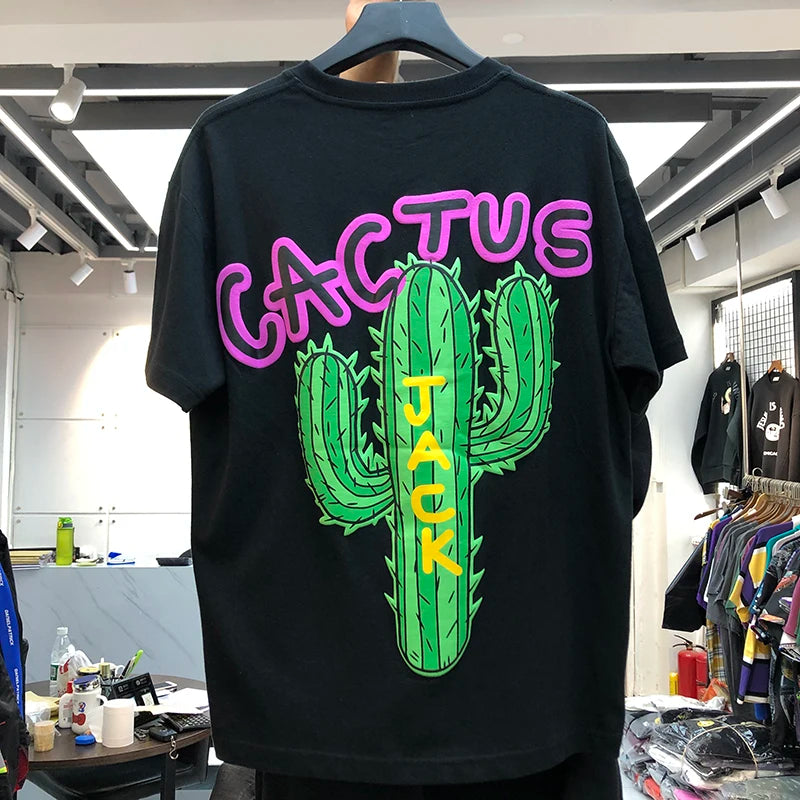 New luxury Cactus Jack Hip Hop Tshirts Travis 2025 Hip hope