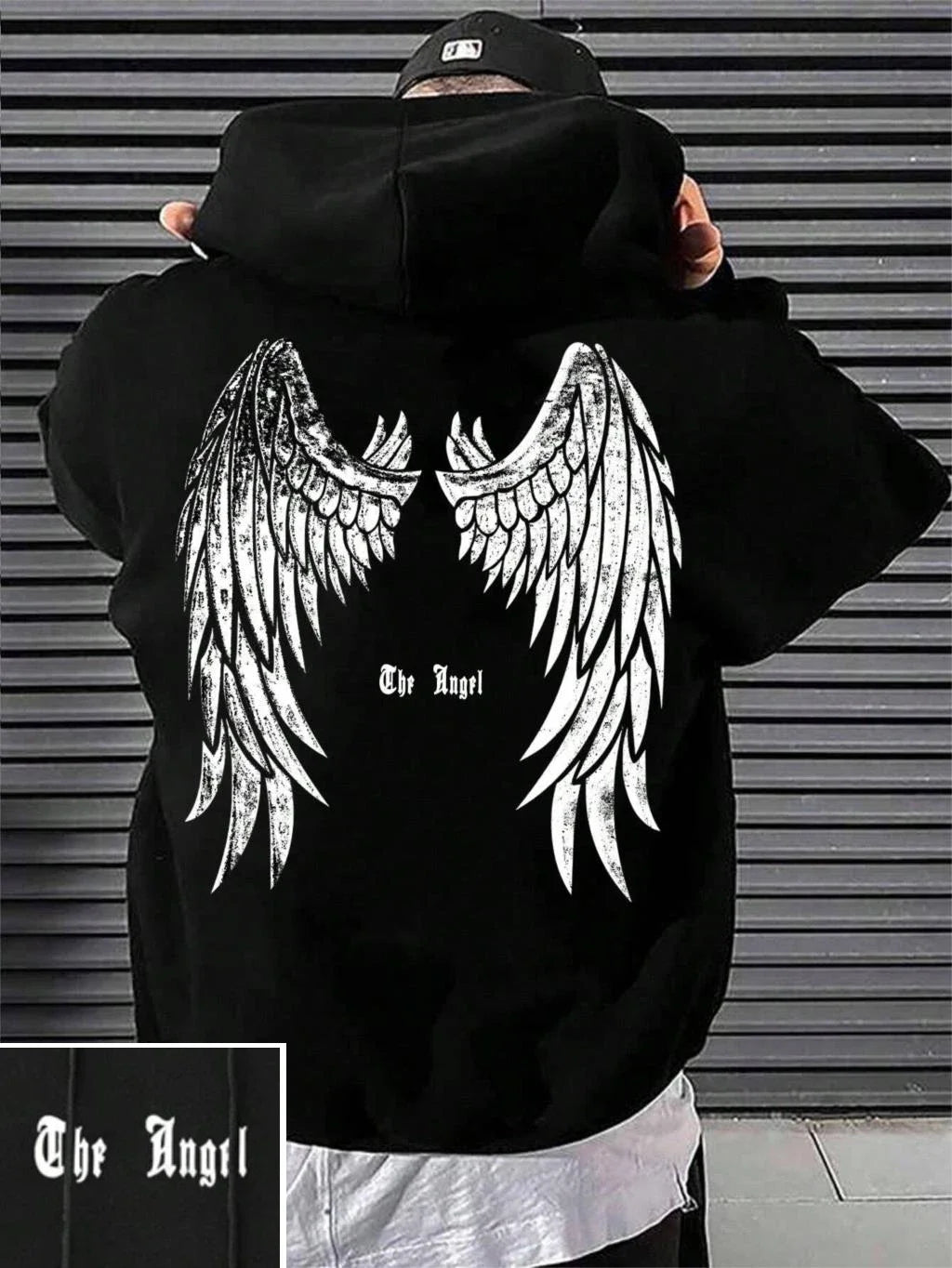 "The Angel" Wing Hoodie – Bold & Ethereal Streetwear