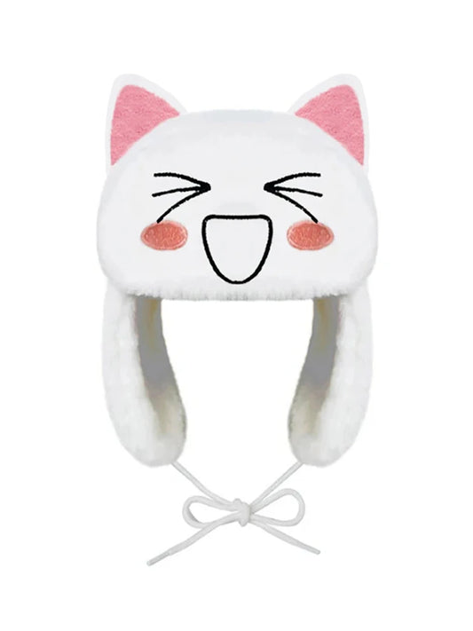 Kawaii Cat Plush Beanie