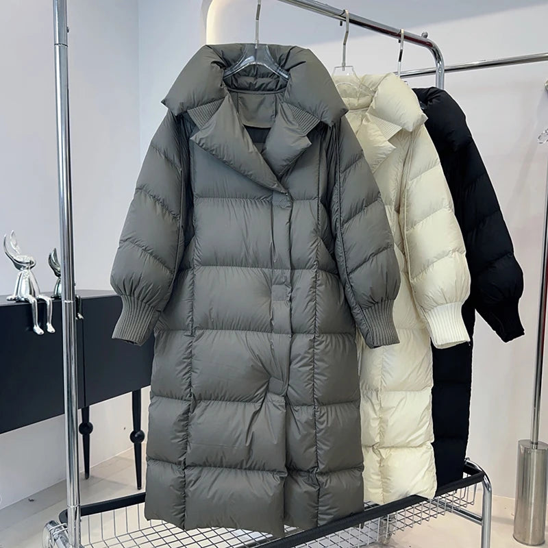 Elegant Oversized Puffer Coat