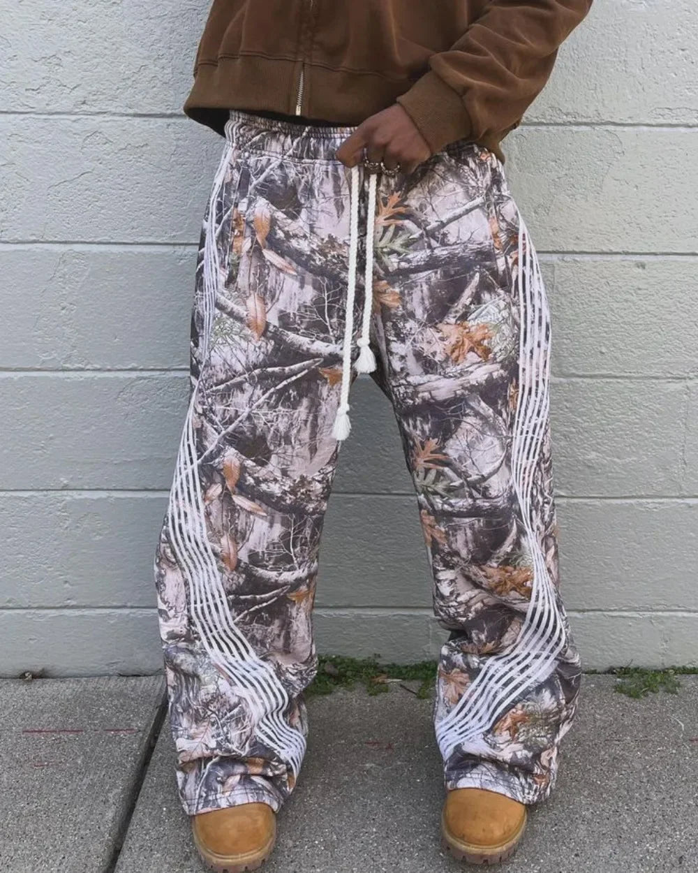 BiggOrange Camo Print Track Pants