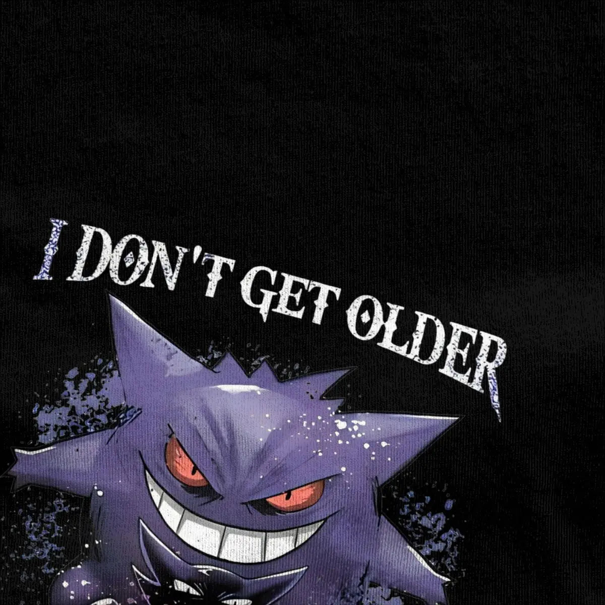 Pokemon Gengar T Shirt T Short Sleeve Y2K