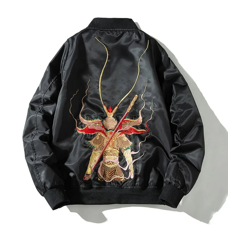 Embroidered Bomber Jacket