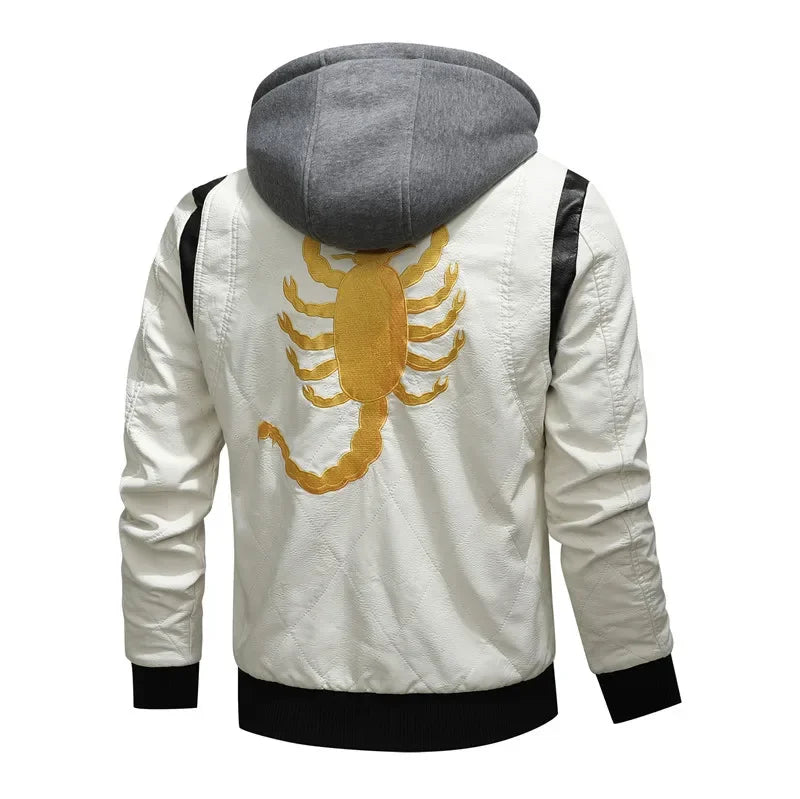 Scorpion Drive-Inspired Satin Jacket