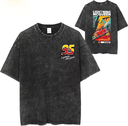 Lightning McQueen vintage-wash Tee