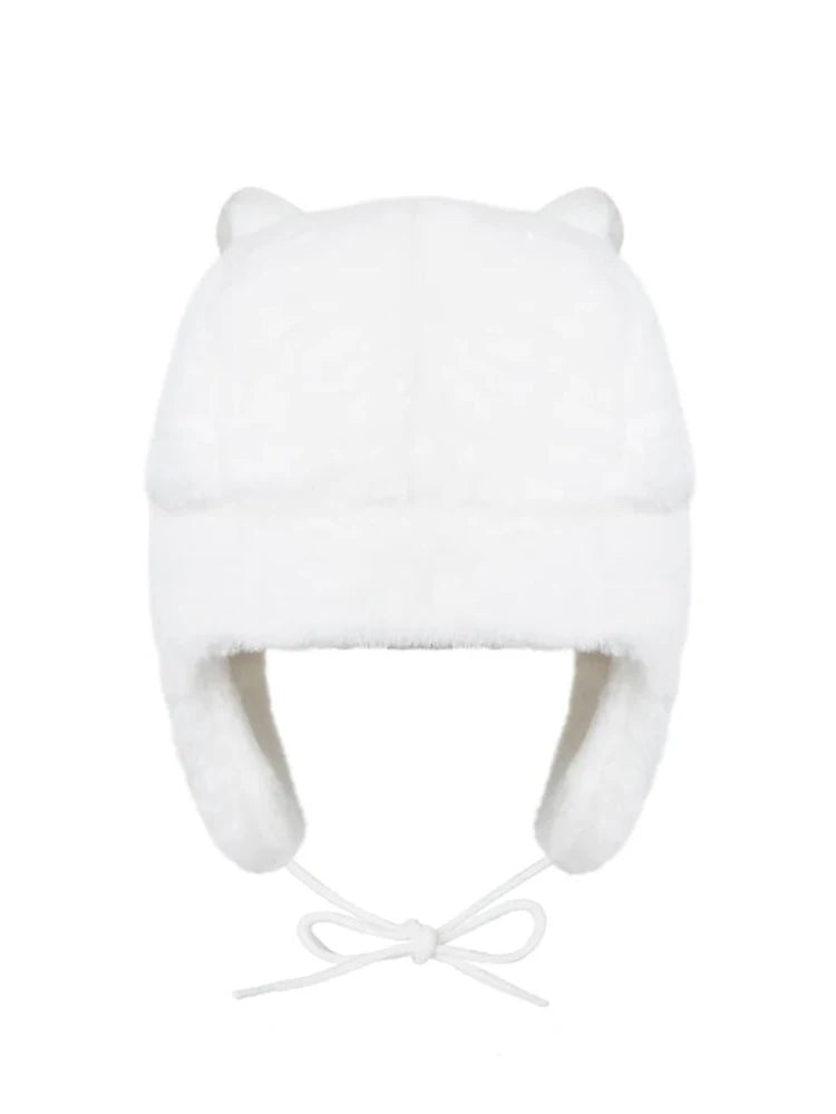 Kawaii Cat Plush Beanie