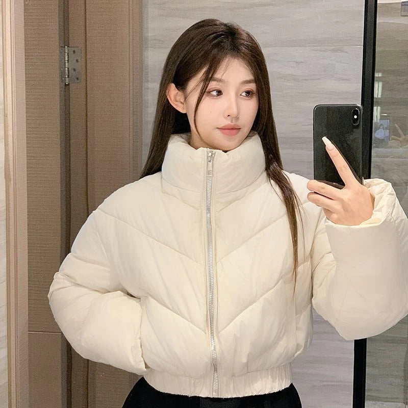 Classic White Puffer Jacket