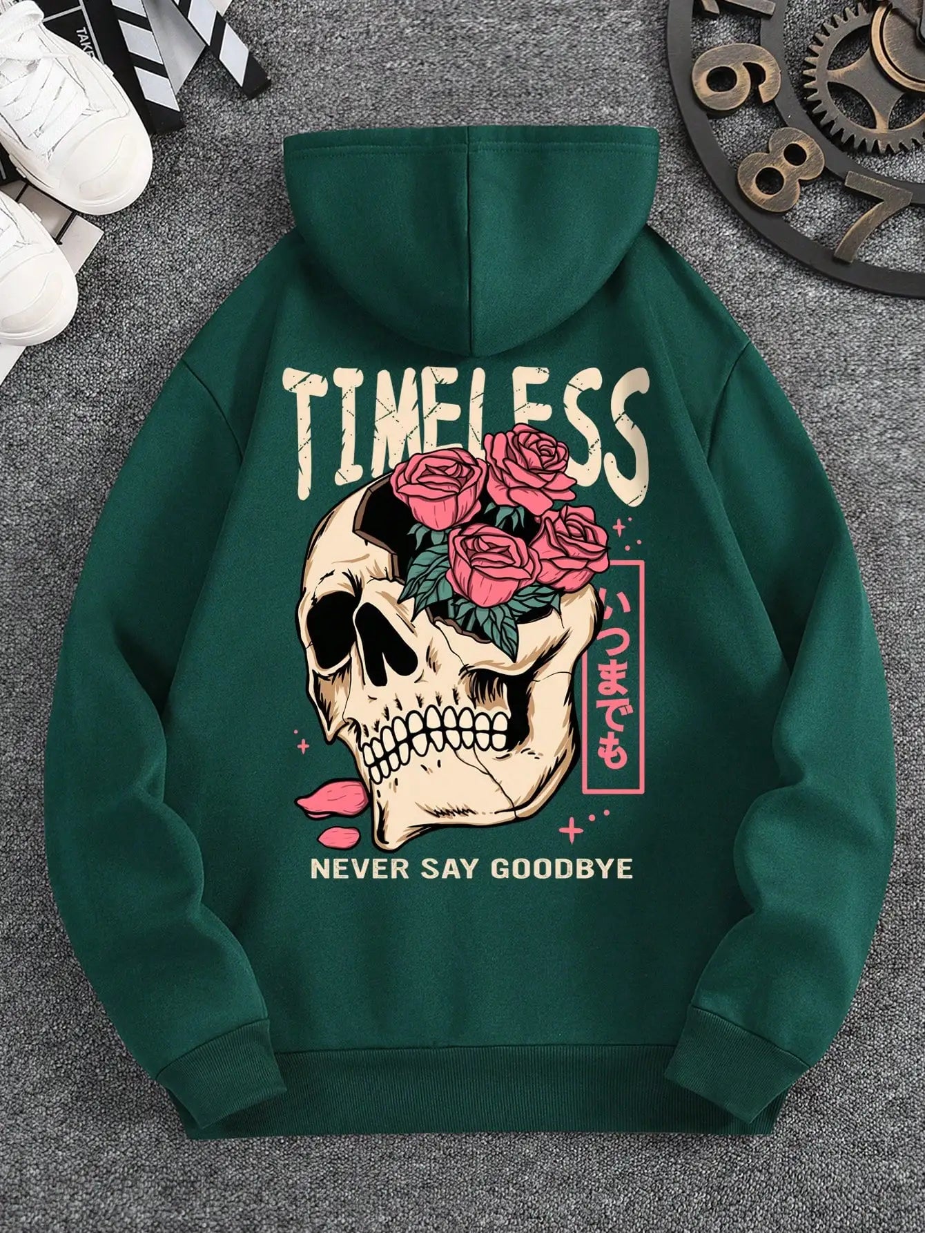 Timeless Skull & Roses Hoodie