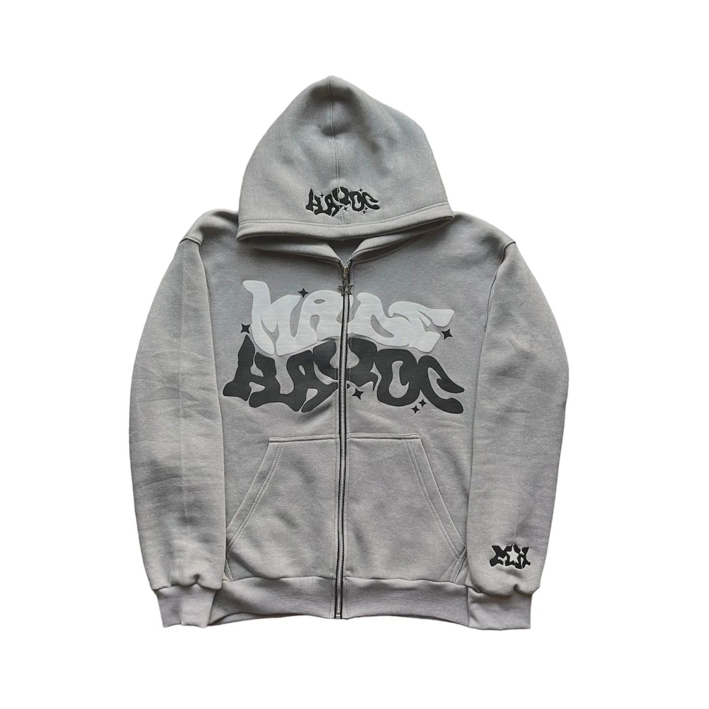 Street FUXIONGFU Art Zip-Up Hoodie