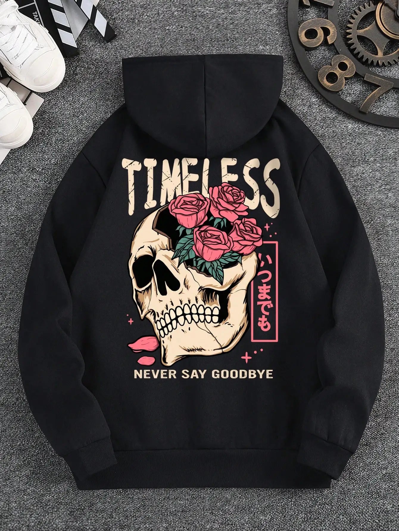 Timeless Skull & Roses Hoodie