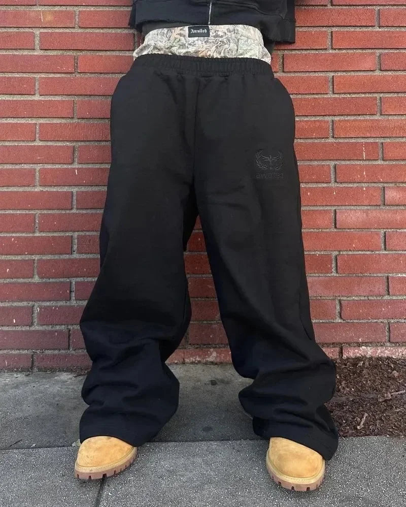 Baggy Wide-Leg Sweatpants