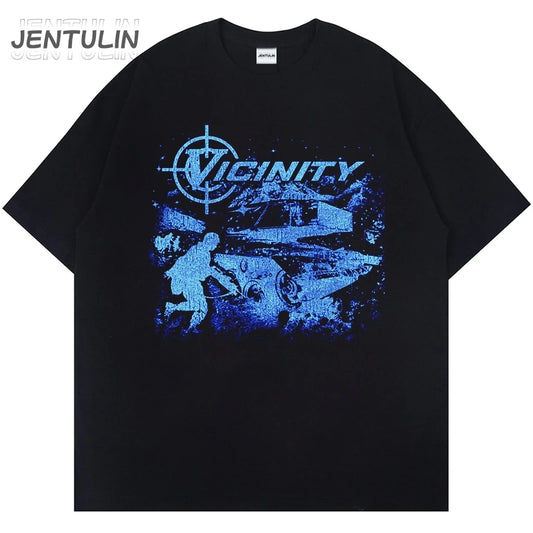 Vintage Gothic Oversized for Men's T-shirt