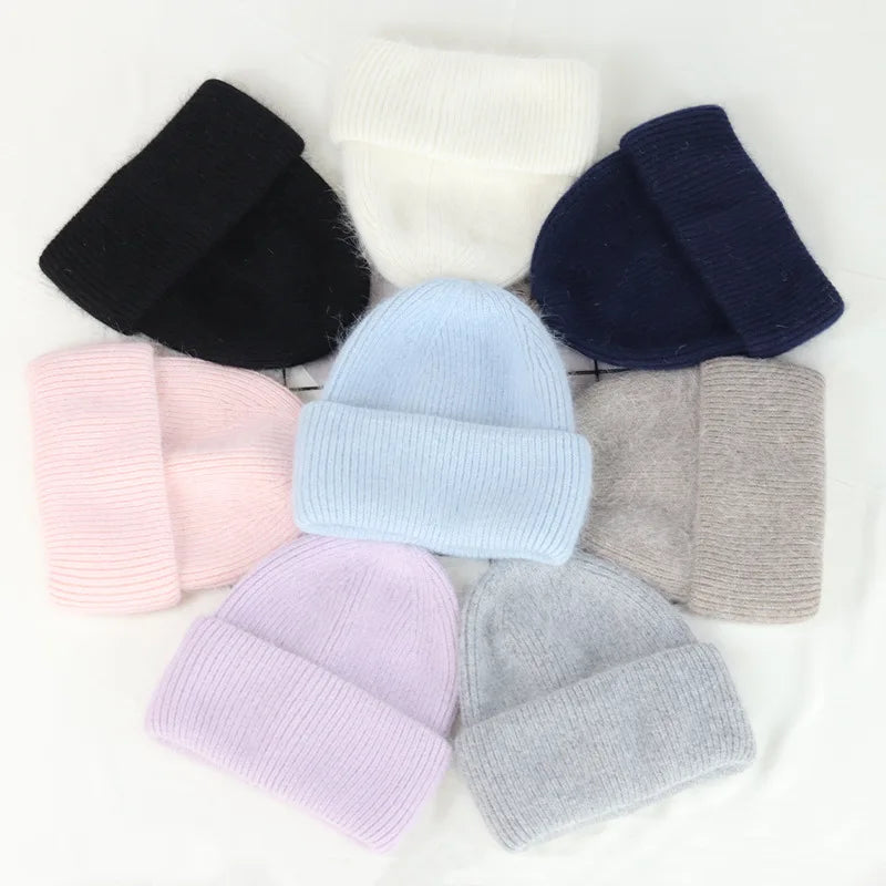 Soft and Stylish Pastel Knit Beanie Hats