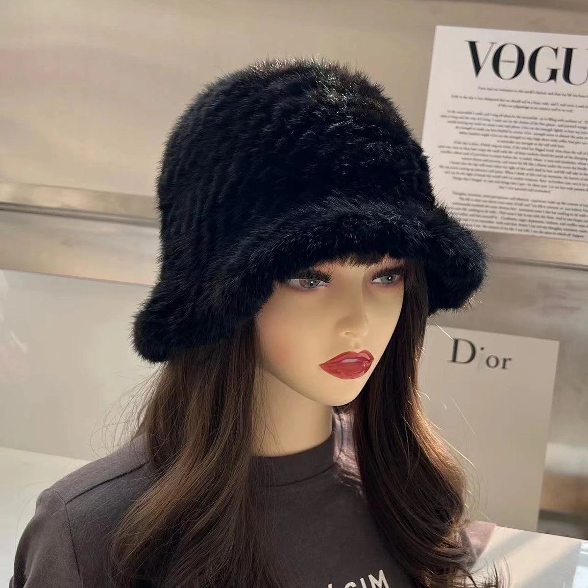 Faux Fur Bucket Hat