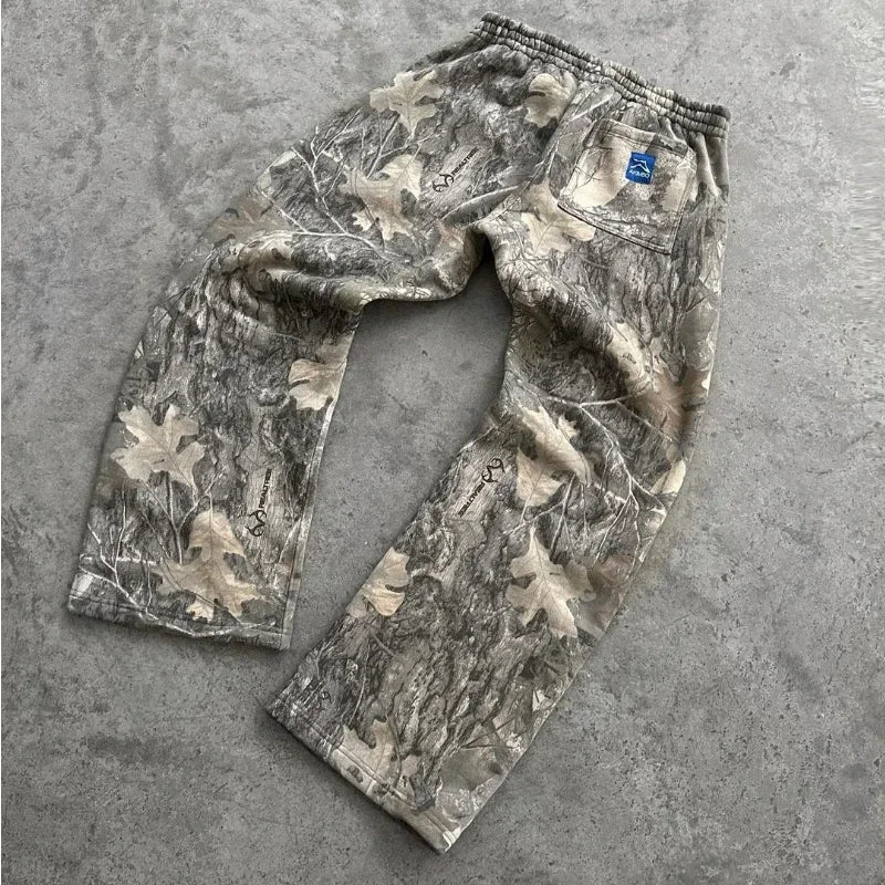 Camo Woodland Relaxed-Fit Sweatpants