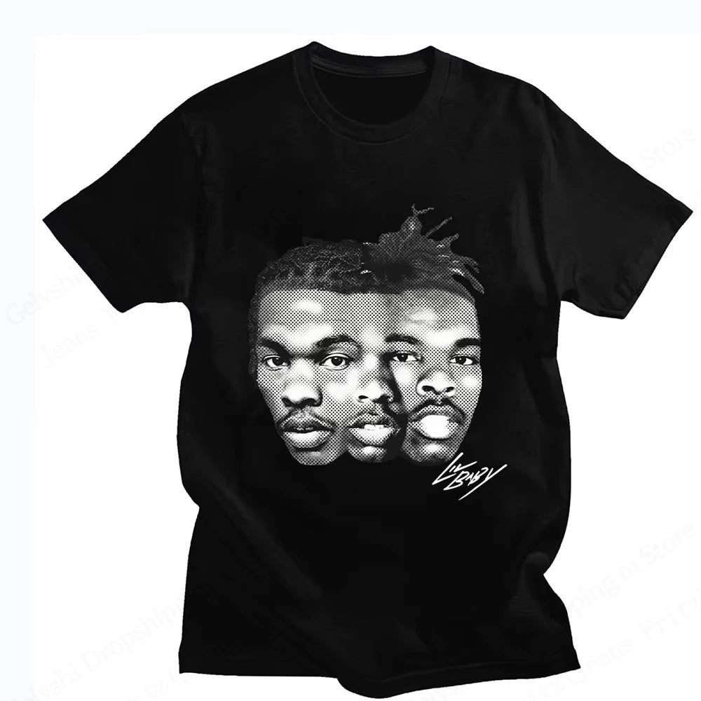 Hip Hop Rapper Lil Baby T Shirt Men Fashion Oversized