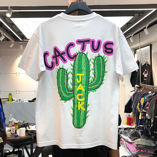 New luxury Cactus Jack Hip Hop Tshirts Travis 2025 Hip hope