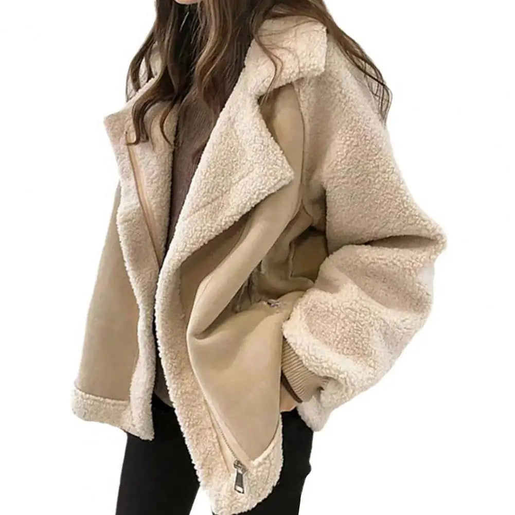 Vintage Shearling-Lined Aviator Jacket