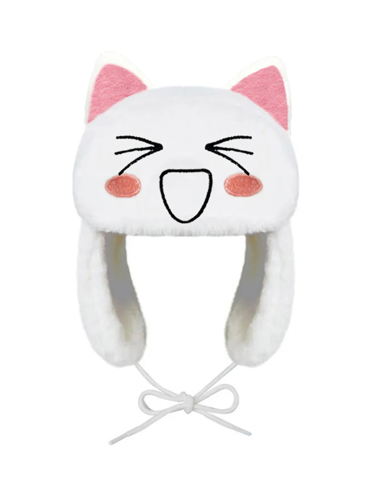 Kawaii Cat Plush Beanie