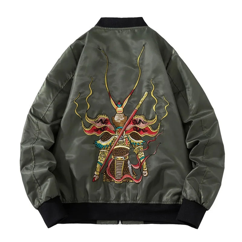 Embroidered Bomber Jacket