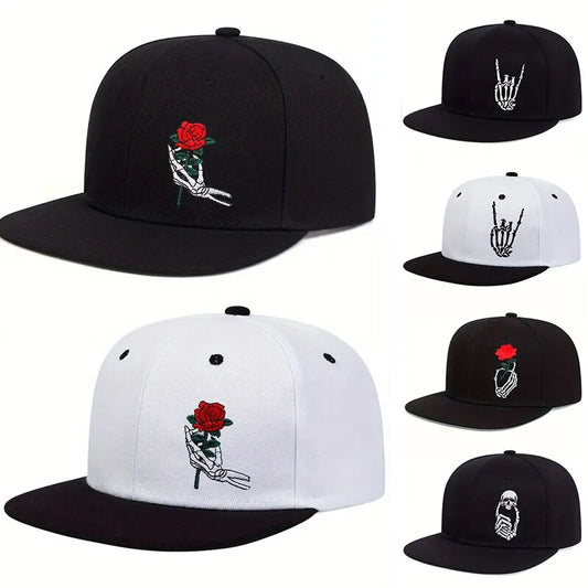 Stylish Embroidered Snapback Hat