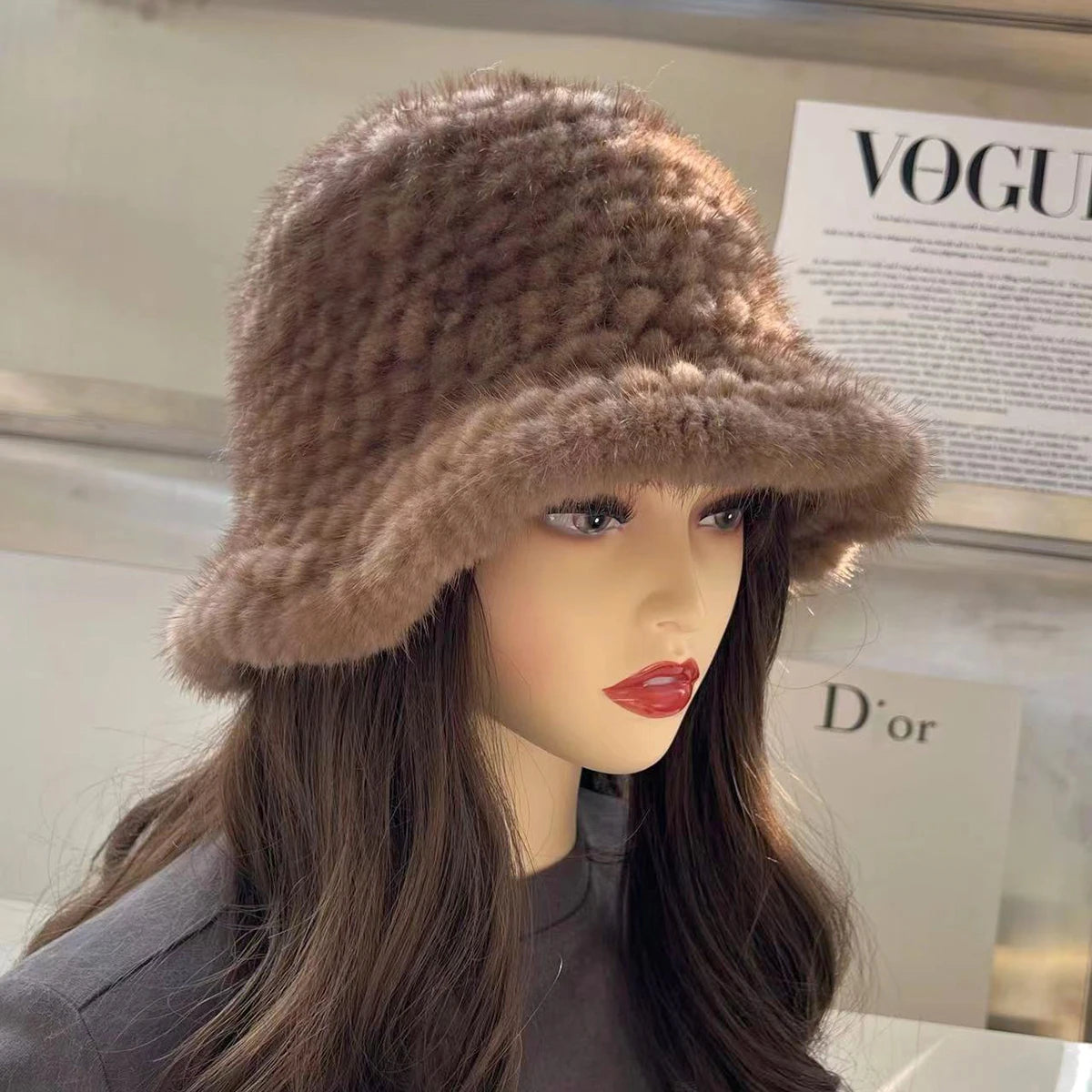 Faux Fur Bucket Hat