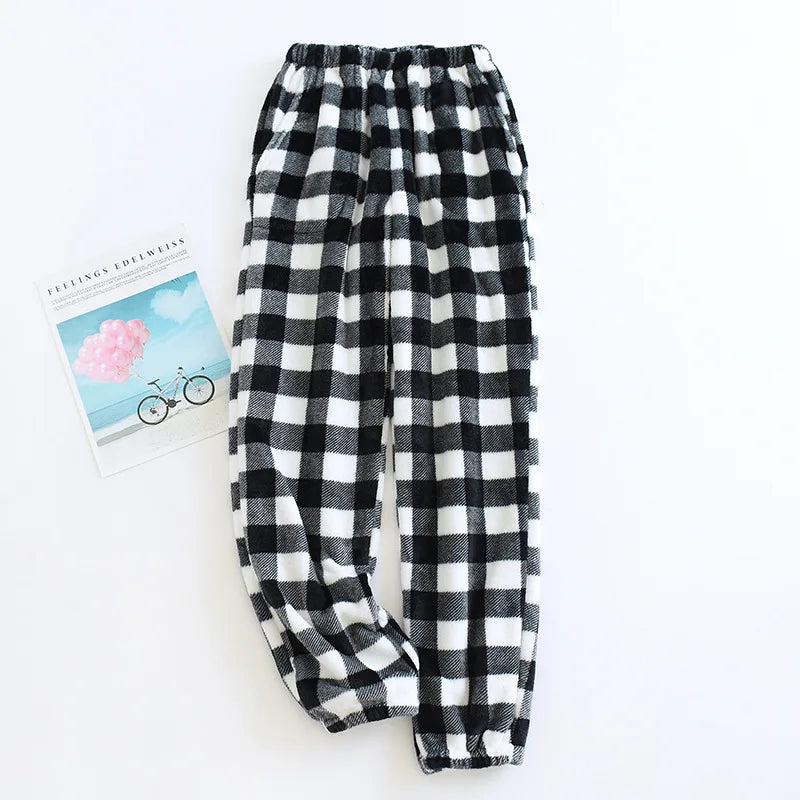 Ultra-Soft Plaid Fleece Pajama Pants