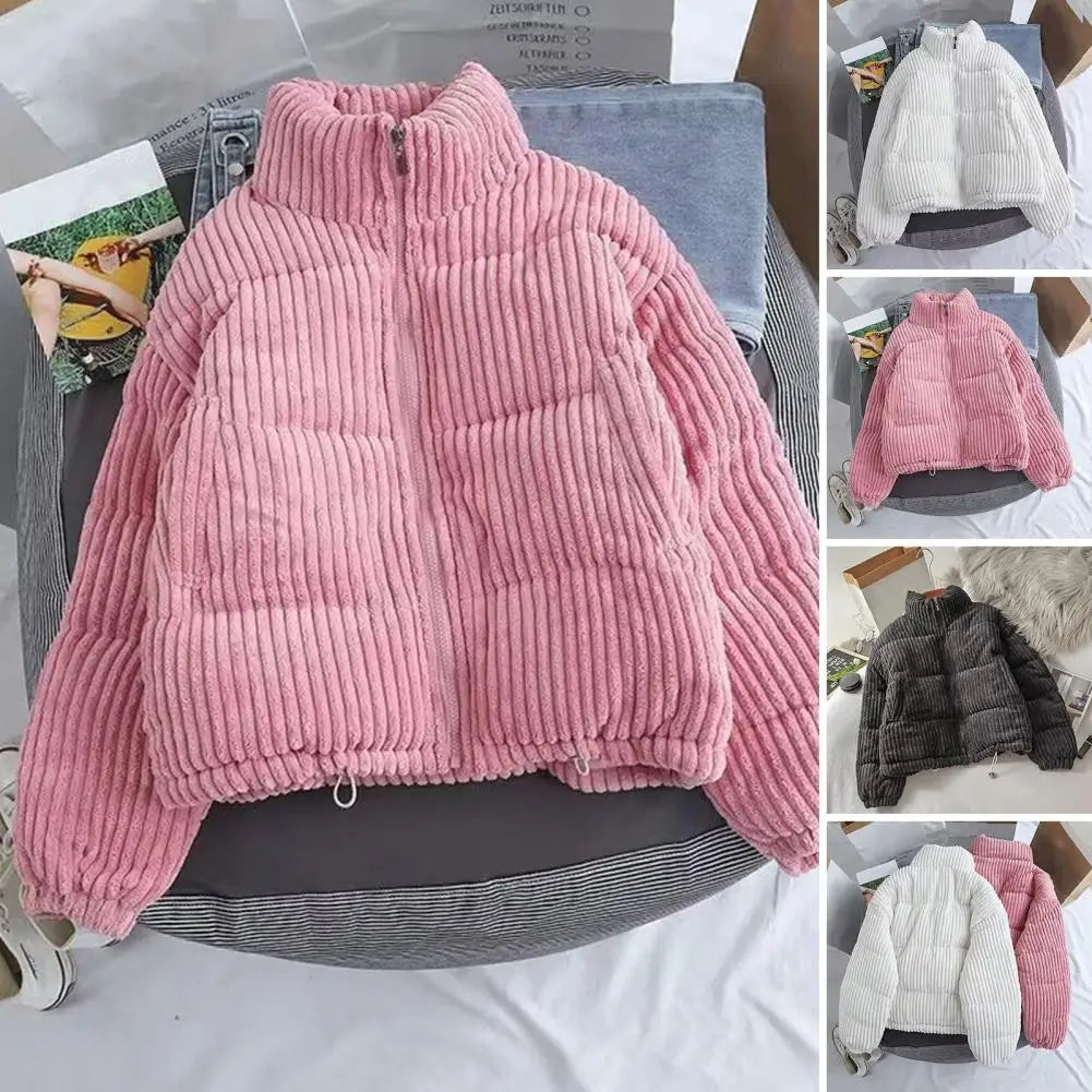 Corduroy Puffer Jacket